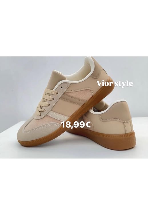 zapatillas beige