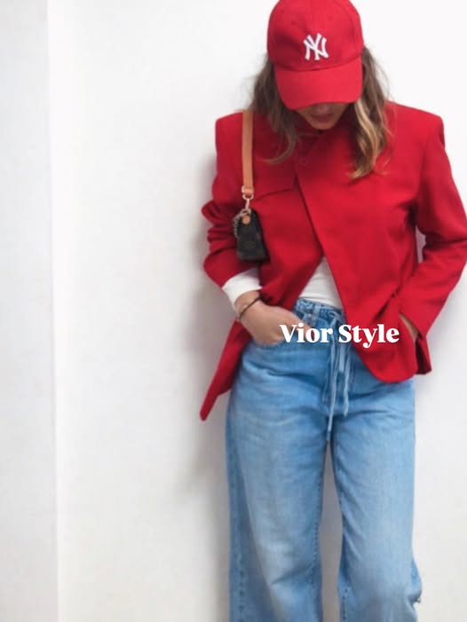 blazer viral roja