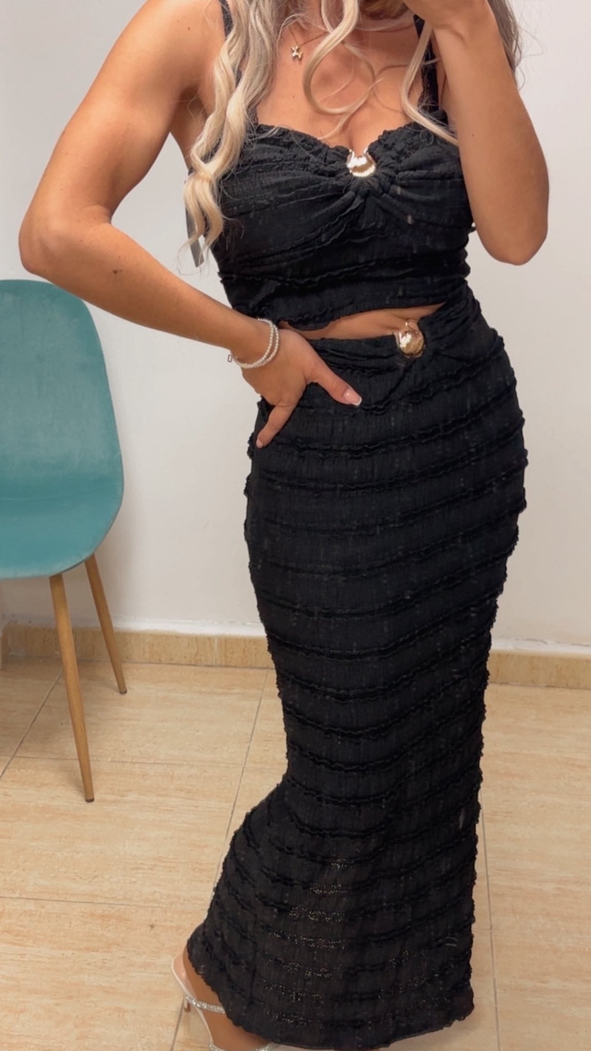 CONJUNTO TOP NEGRO