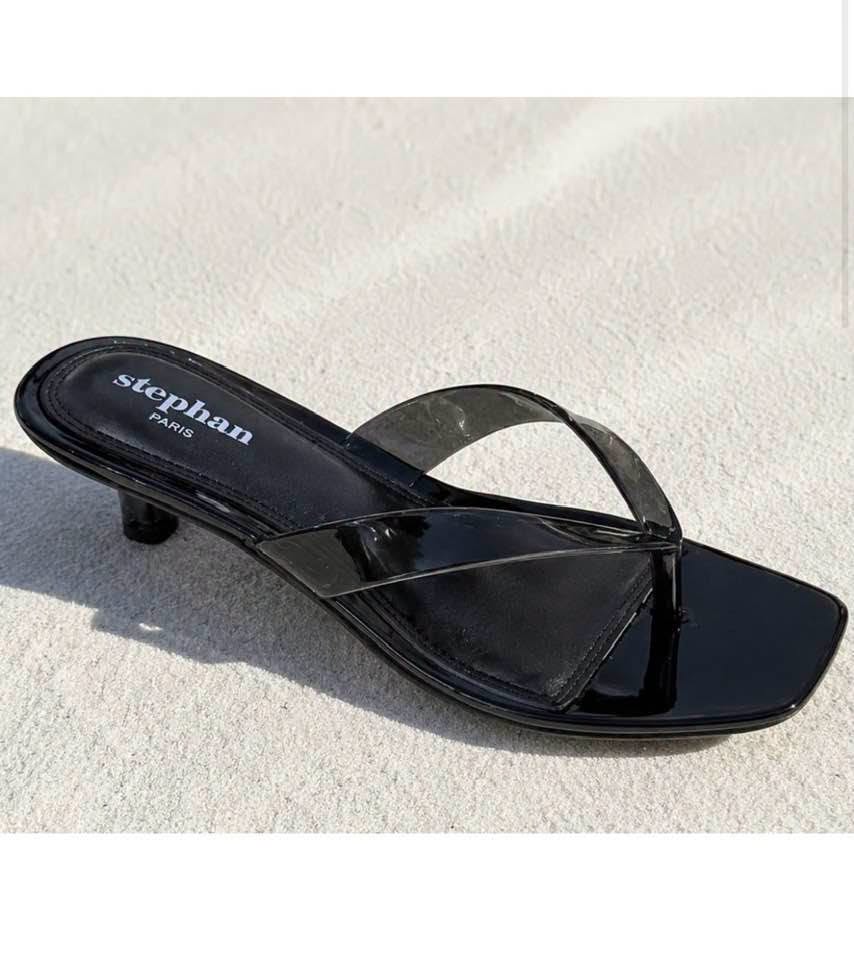 sandalias negras
