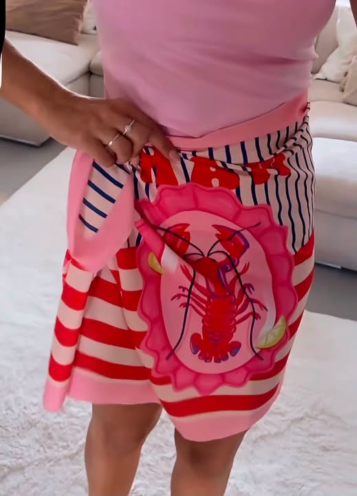 falda pareo langosta