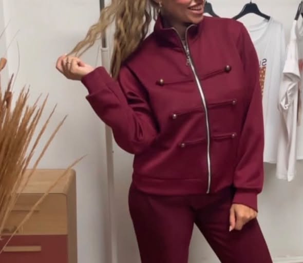 Sudadera Napoleón Burdeos