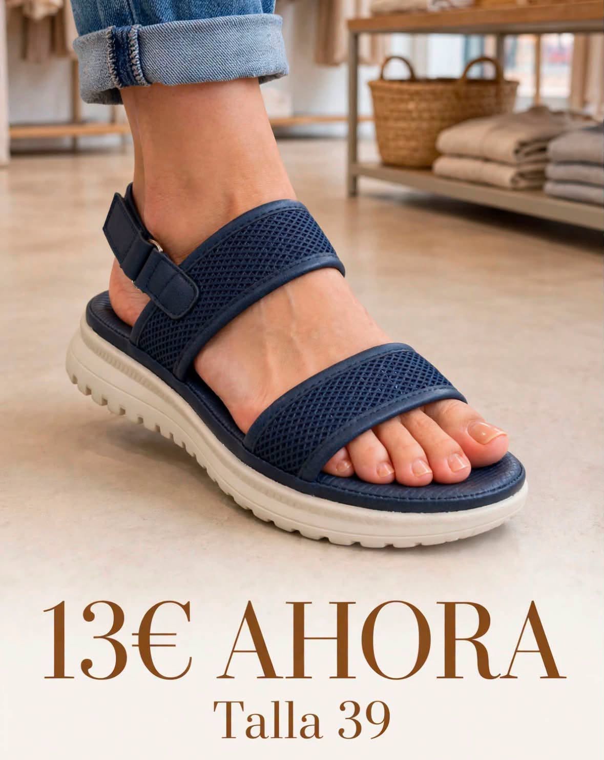 sandalia azul
