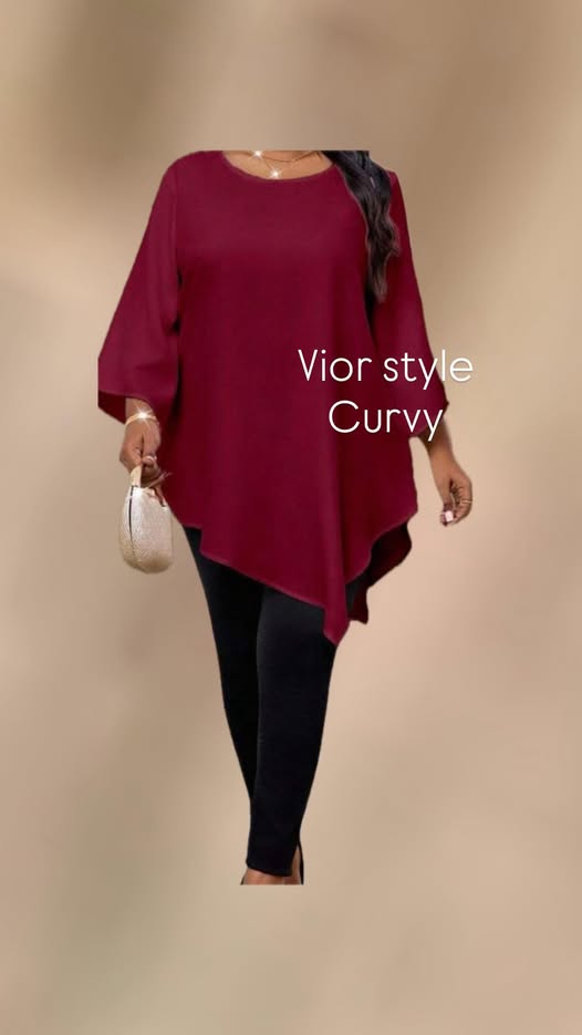 Blusa curvi burdeo