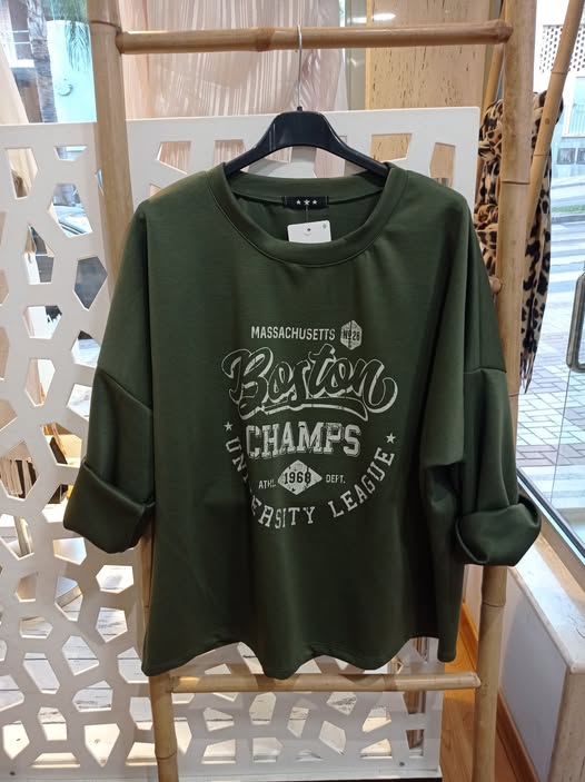 sudadera boston verde