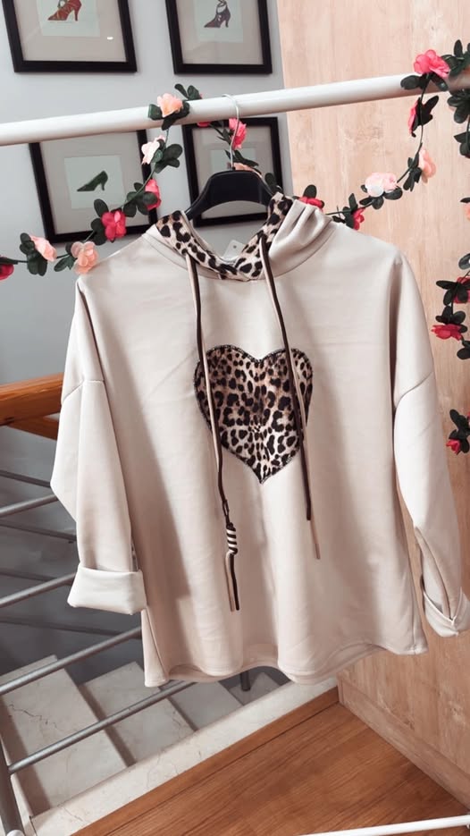 Sudadera corazón