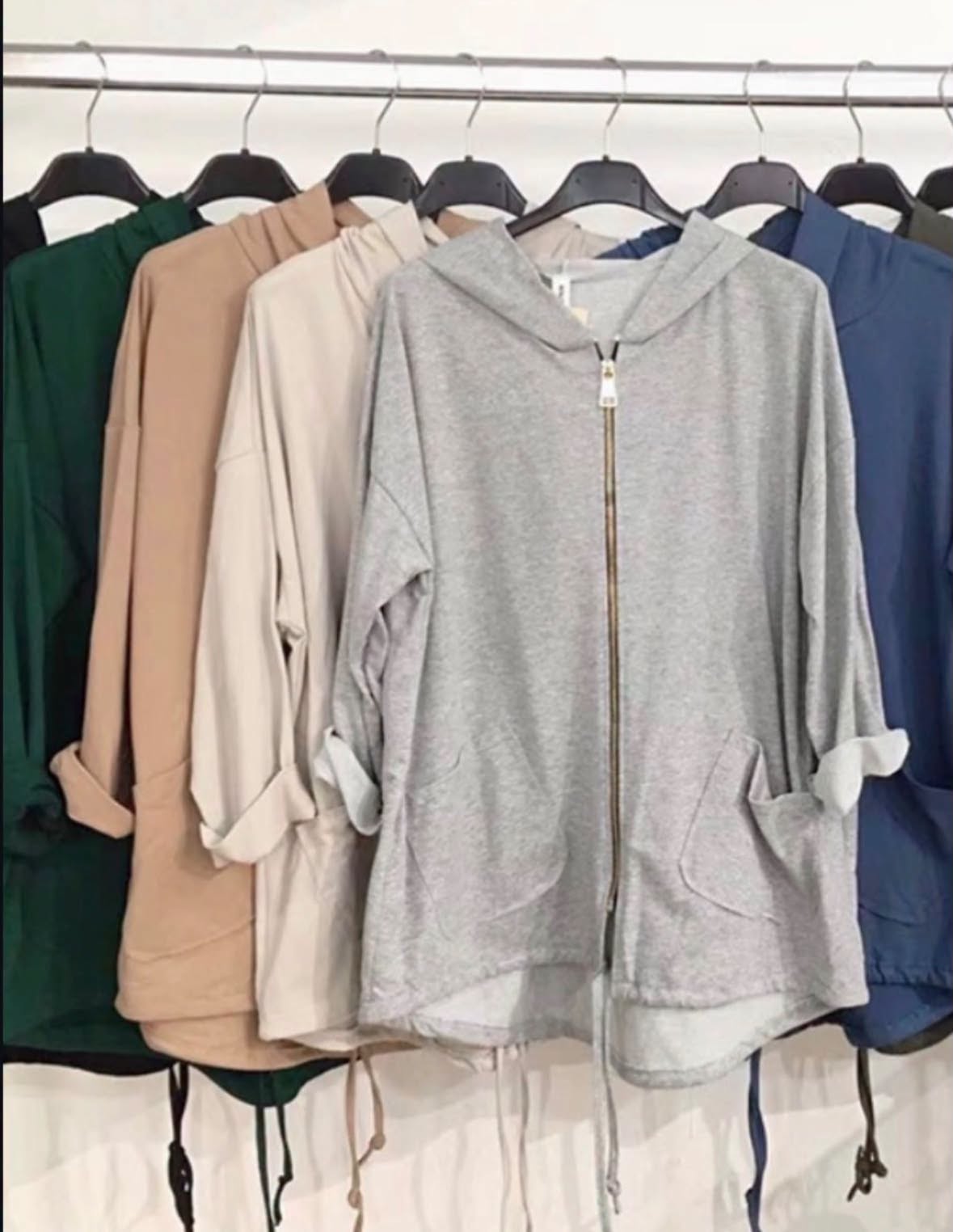 sudadera beige