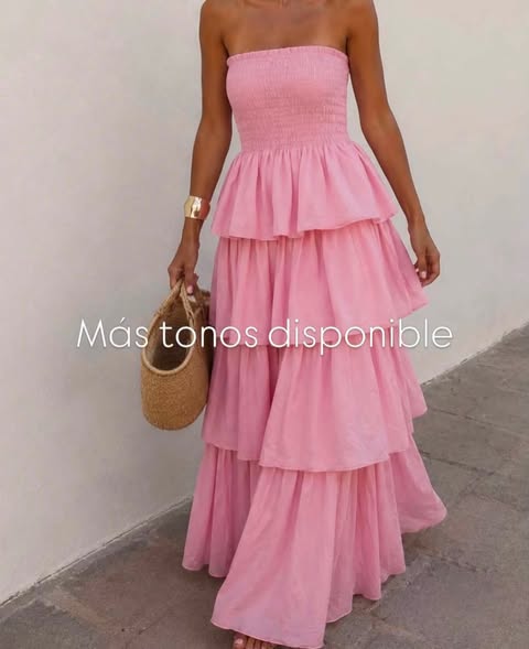vestido volantes