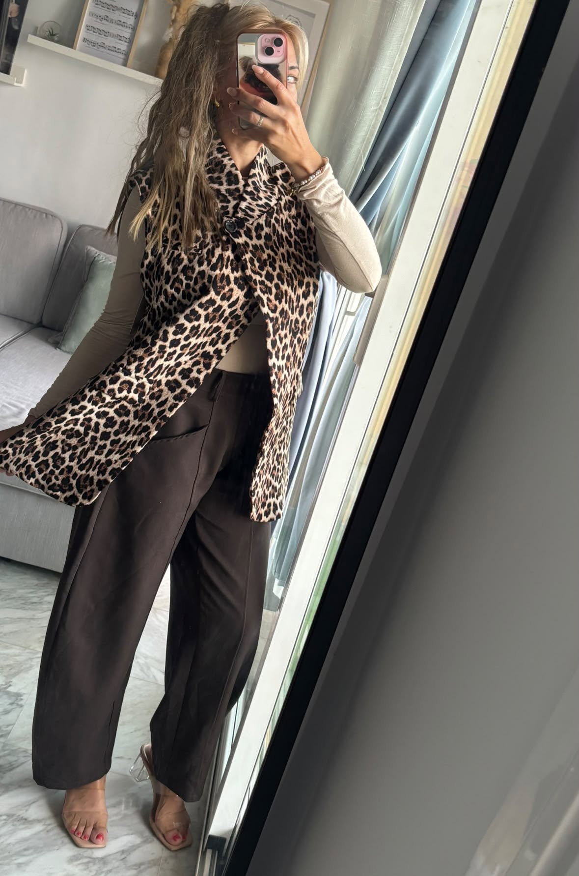 chaleco leopardo