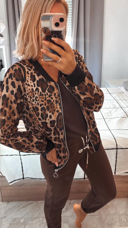 bomber leopardo