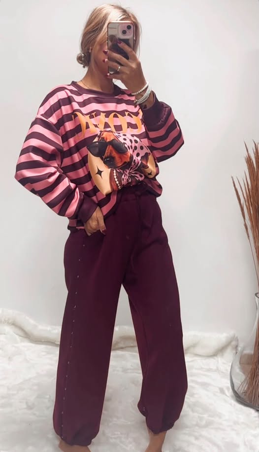 SUDADERA ICONI ROSA