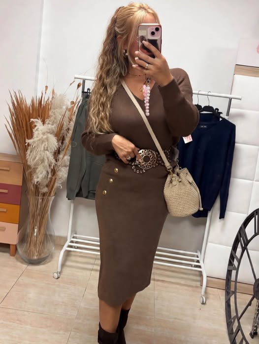 conjunto Fabiola marrón