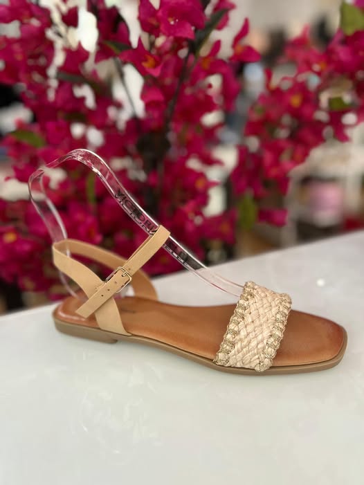 Sandalias rafia