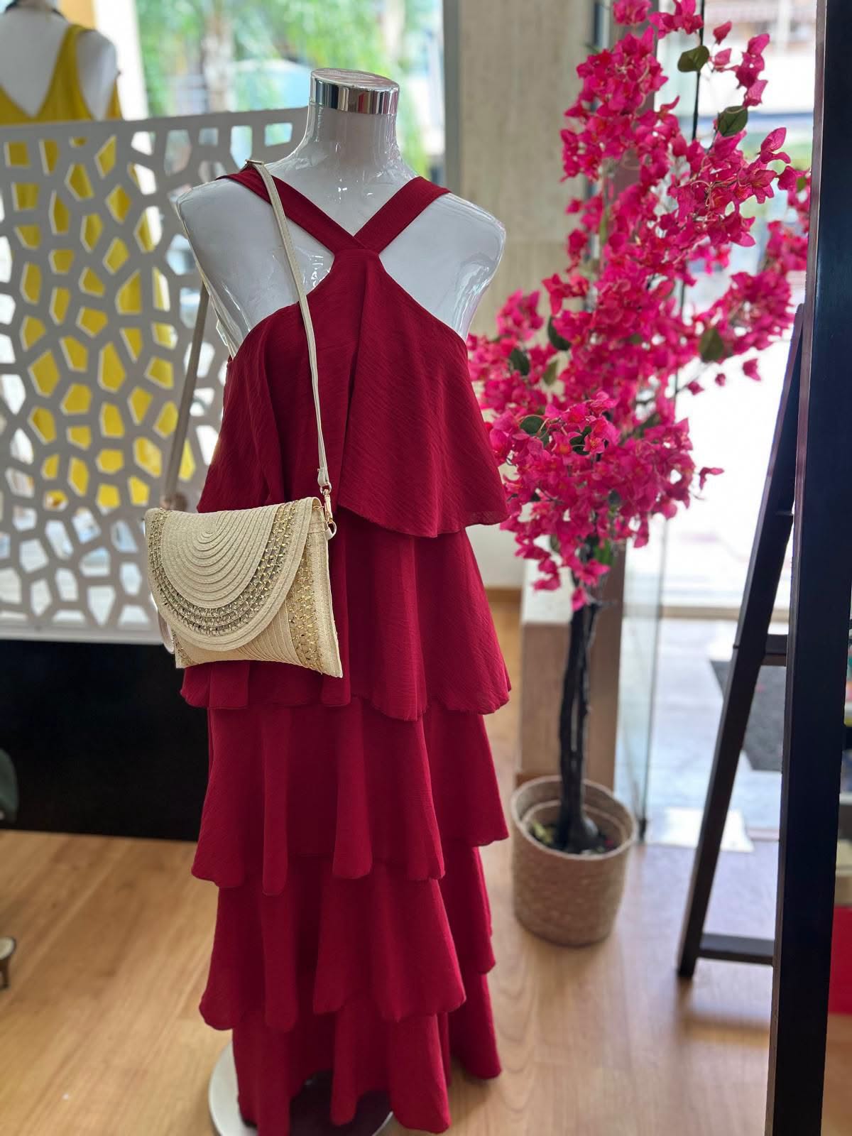 Vestido volantes